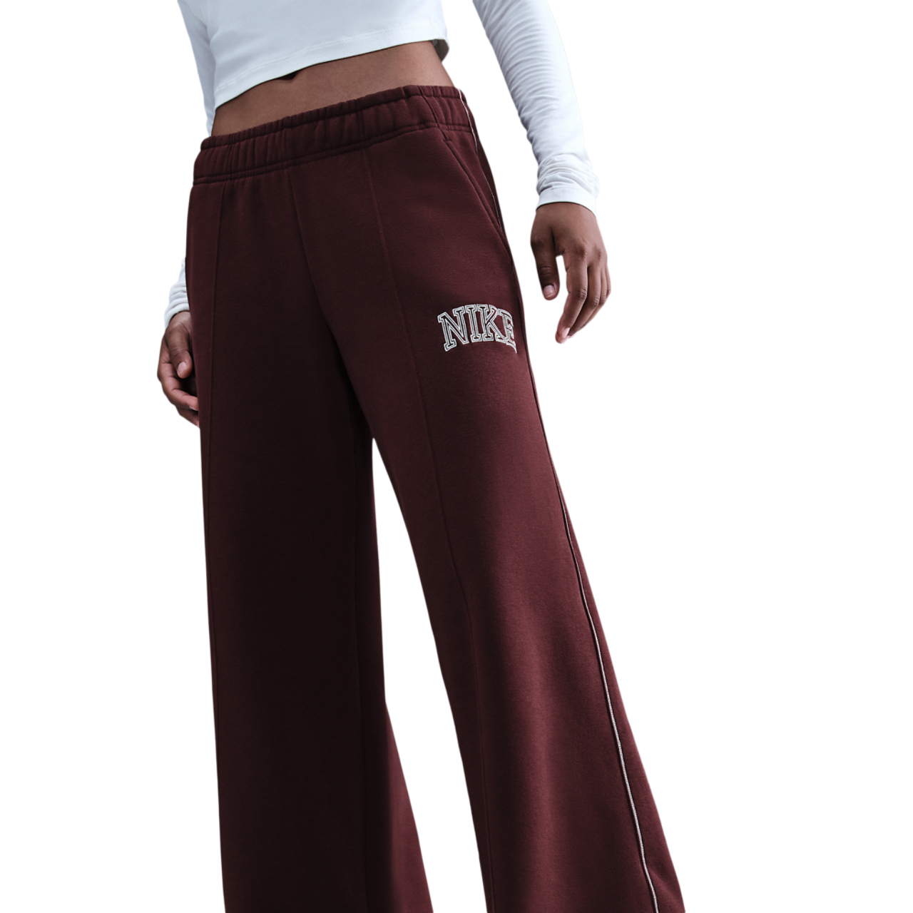 Nike Sportswear Phoenix Fleece -leveälahkeiset collegehousut