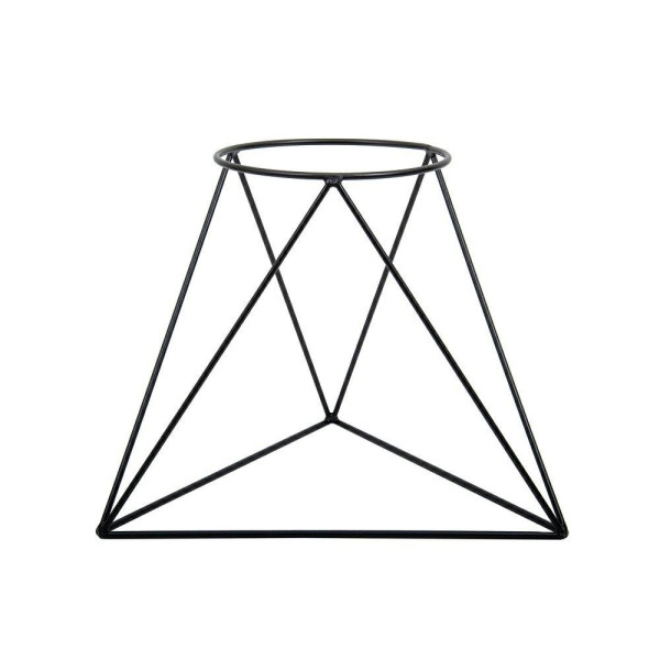 Trójkatny kwietnik stojący 40 cm czarny LOFT