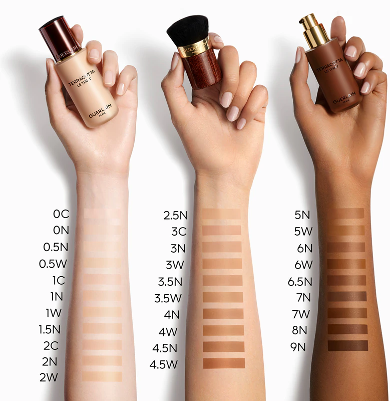Tekutý make-up GUERLAIN Terracotta Le Teint s prirodzeným vzhľadom