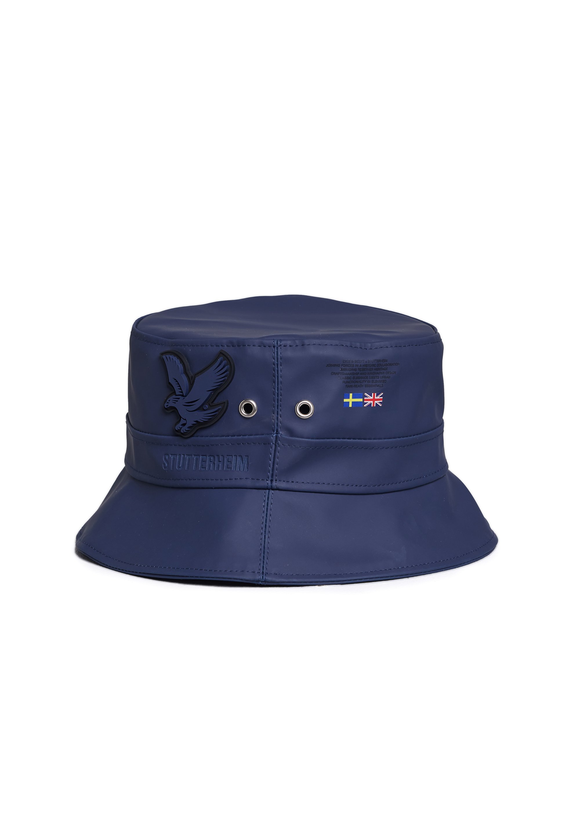 Stutterheim STUTTERHEIM X LYLE & SCOTT BUCKET HAT - Chapeau - black