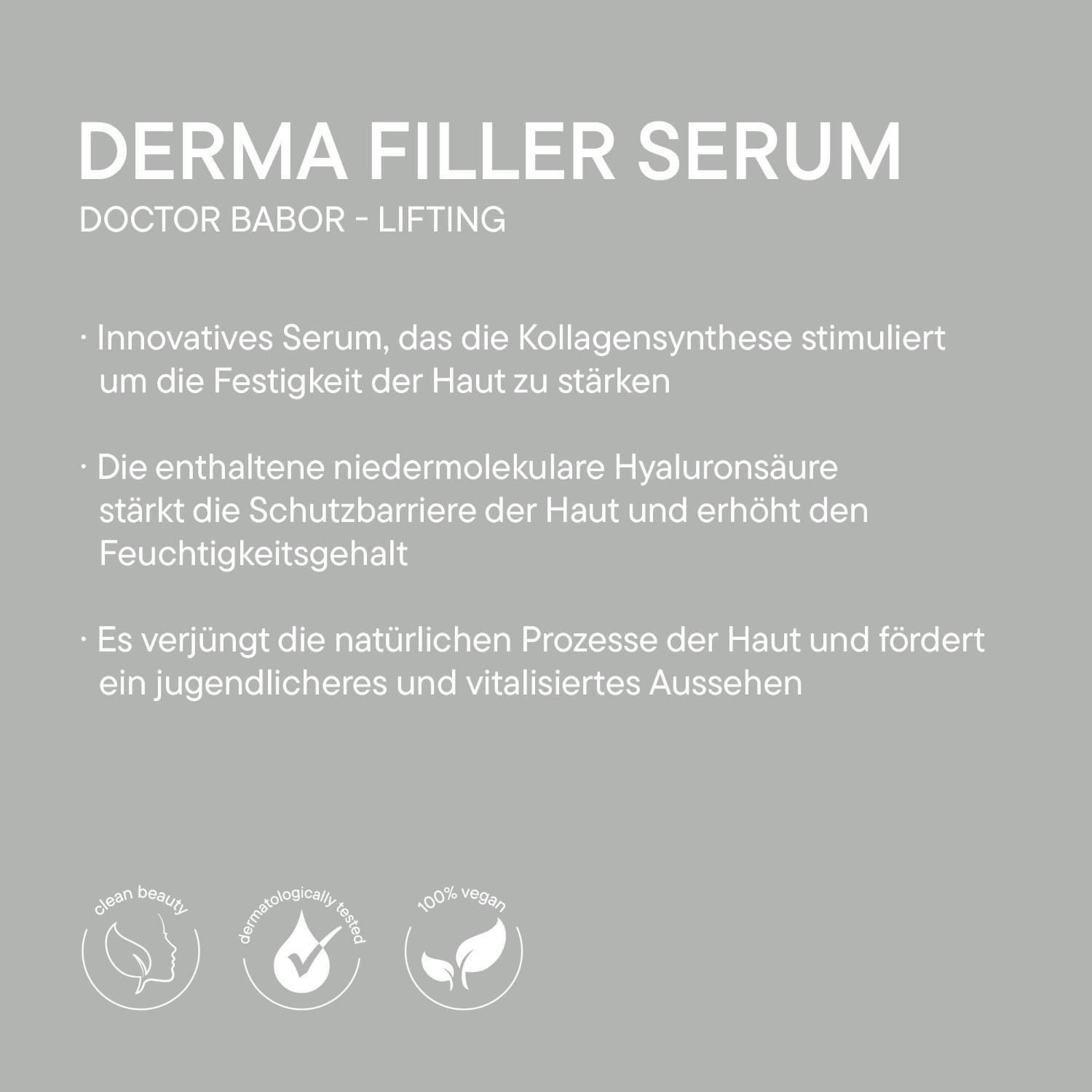BABOR Facial Fluid DOCTOR BABOR Derma Filler serums - 30 ml