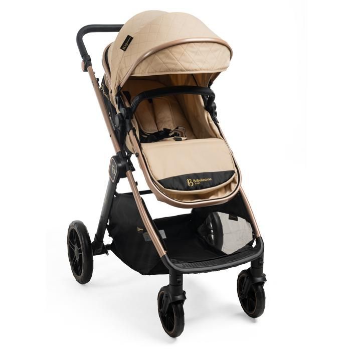 Passeggino convertibile - combinazione - 2 in 1 - peso 0-22 kg - Bebelissimo I LOVE - beige