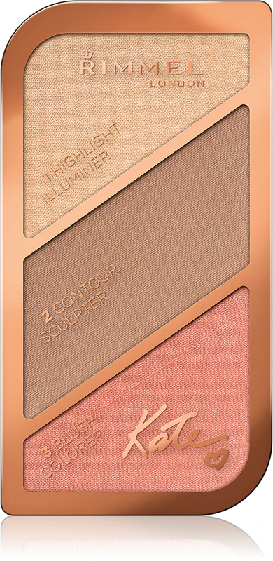 Палетка для контурування обличчя Rimmel Kate