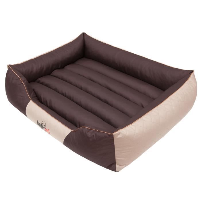 L PREMIUM dog bed – brown-beige