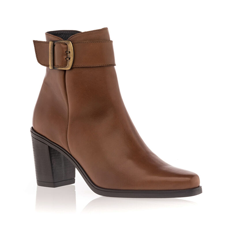 Brązowe buty damskie / botki
