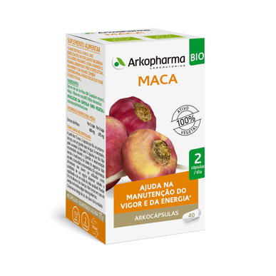 Arkocaps Energivedlikeholdstilskudd Maca 40 kapsler 40 kapsler