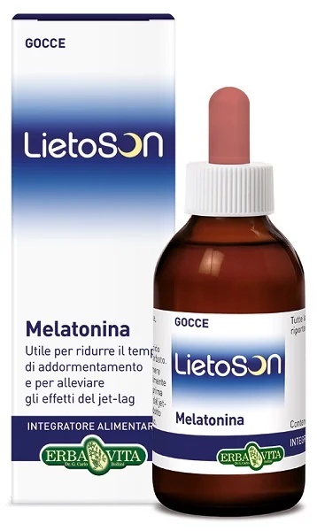 ERBA VITA Erba Vita Lietoson melatonīna pilieni 30 ml miega bagātinātājs