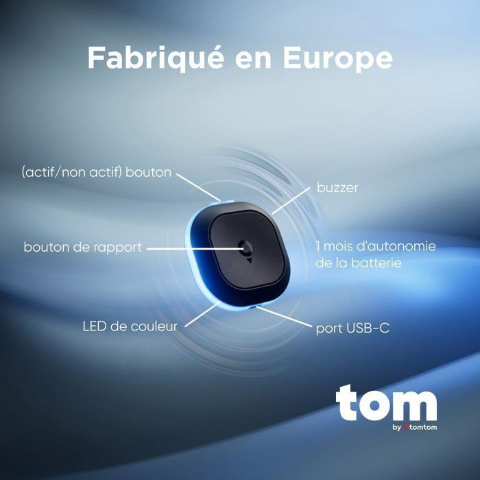Tom de TomTom, asistente inteligente de alertas de tráfico.