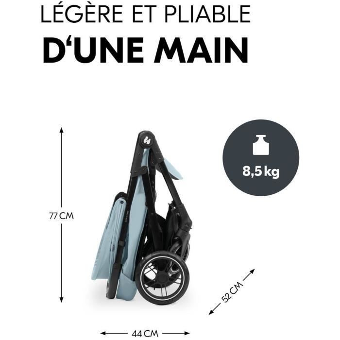 HAUCK - Passeggino compatto - SHOP N CARE - 4 ruote - Blu