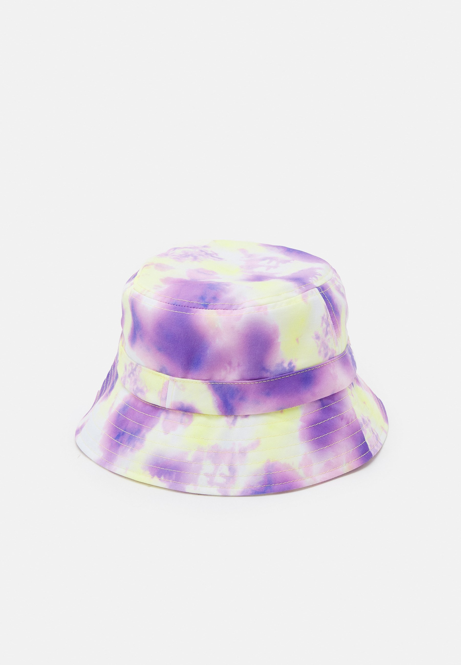 Karl Kani SIGNATURE TIE DYE BUCKET HAT - Hoed - lila/geel