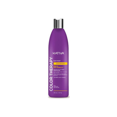 Kativa Color Therapy Blue Violet Σαμπουάν για Βαμμένα Μαλλιά, Αντι-κιτρινίζοντας Δύναμη, 355 ml