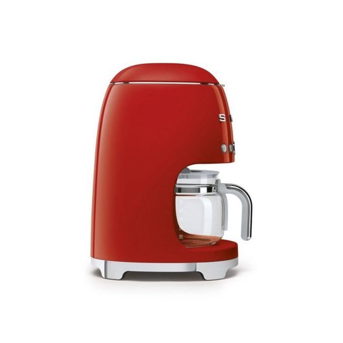 Cafetière filtre SMEG 10 tasses 1050W rouge année 50 DCF02RDEU