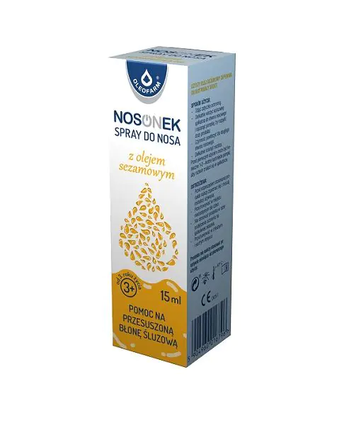 Nosonek, Spray do nosa z olejem sezamowym dla dzieci od 3. roku życia i dorosłych