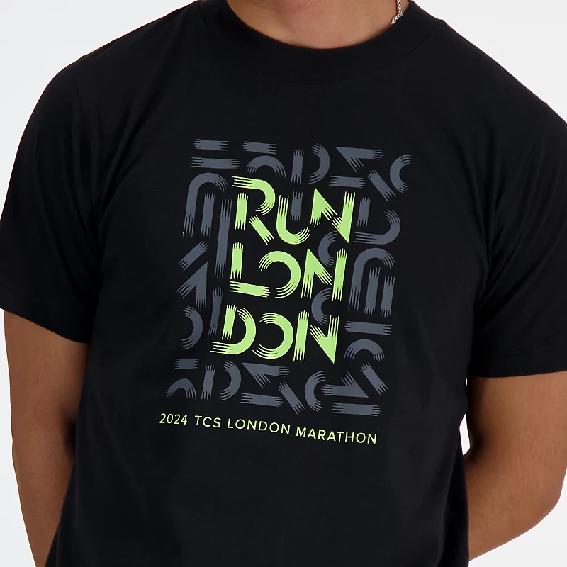 Tricou grafic bărbătesc London Edition – NEGRU