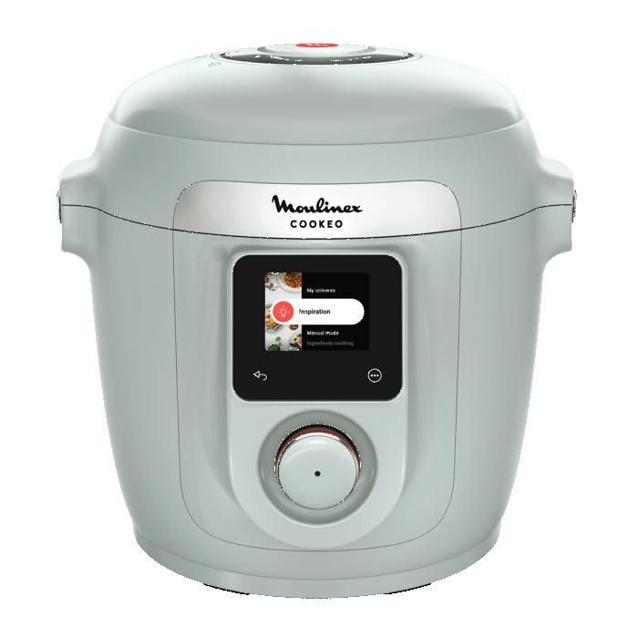 Moulinex Cookeo Wifi 10-en-1, Multicuiseur, 6L, 10 modes de cuisson, Eucalyptus CE96G310