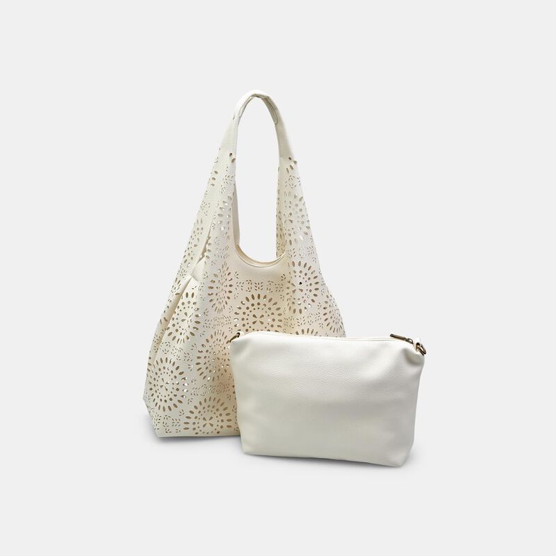 BATA damska perforowana torba typu hobo