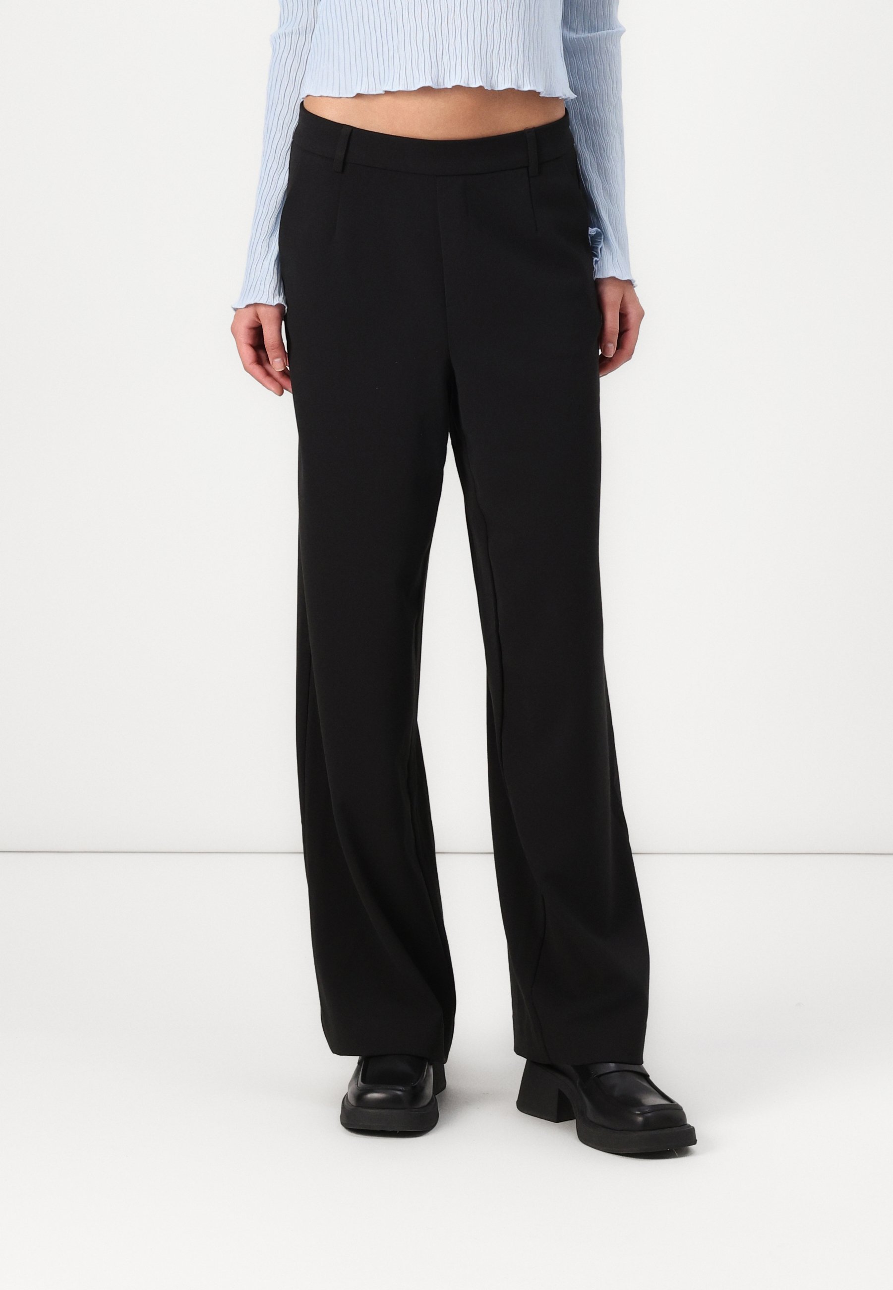 VILA VIVARONE HW WIDE - NOOS - Broek - zwart