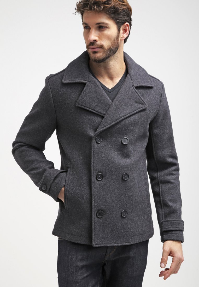 Cappotto corto Pier One - grigio scuro