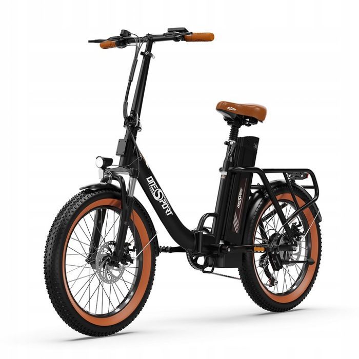Bicicleta eléctrica plegable - ONESPORT - OT16-2 - 48V 17Ah 250W - Autonomía de 120 km - Bluetooth