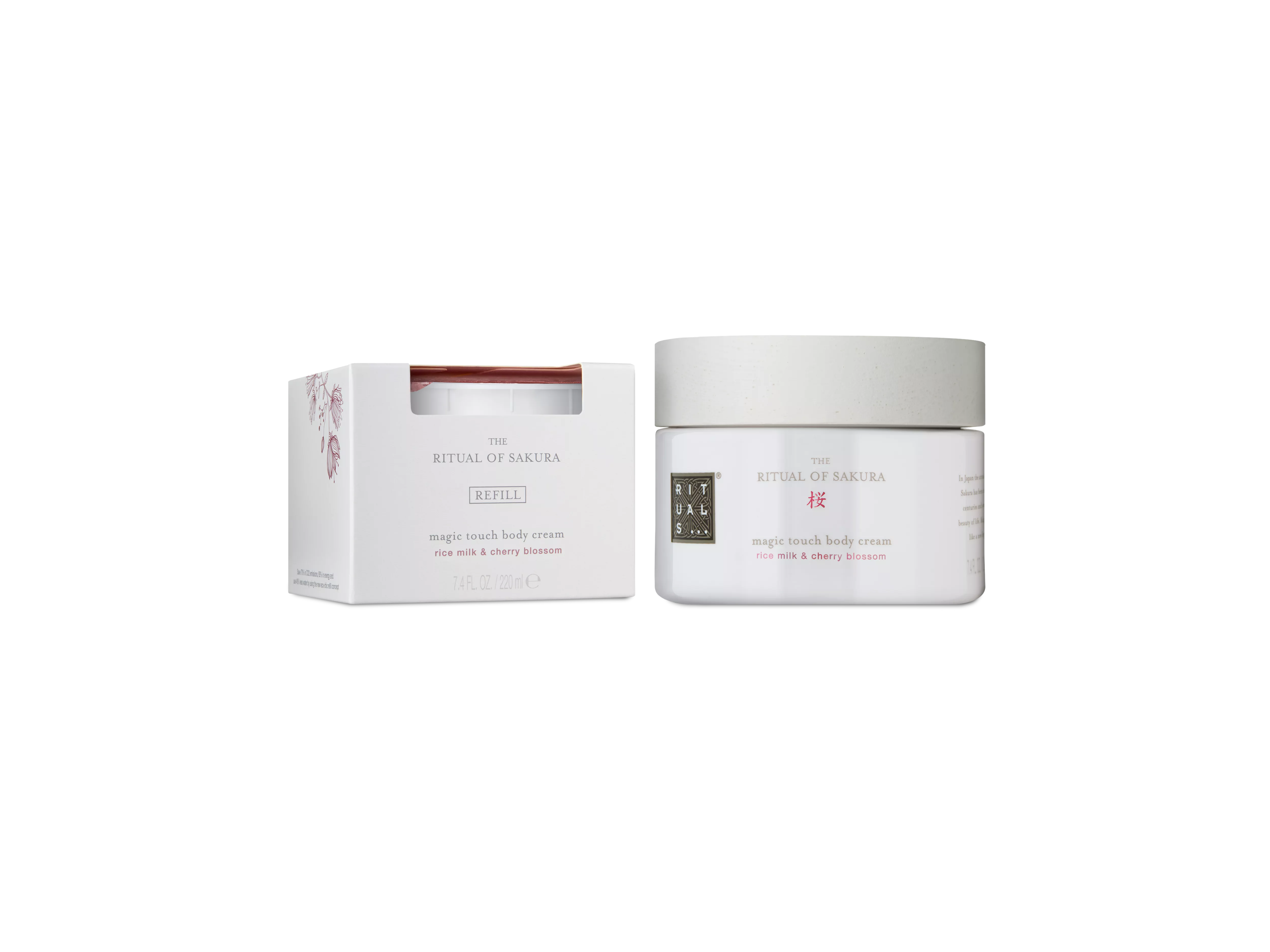 Crema corporal y paquete de recarga