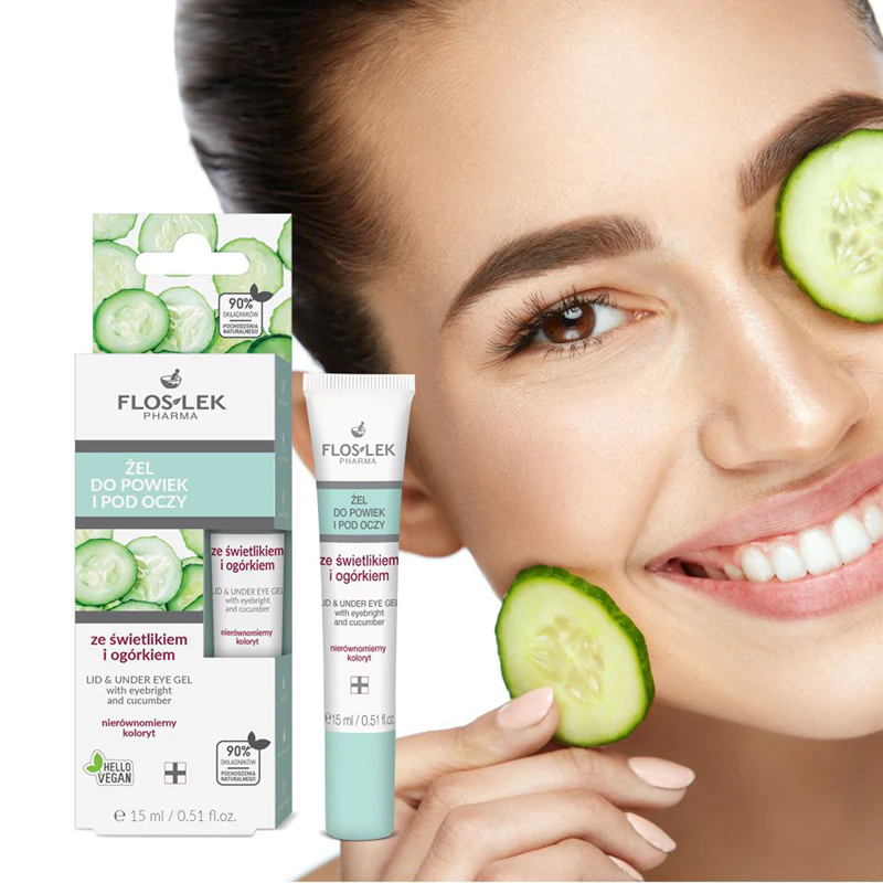 Rozjasňujúci očný gél FlosLek Pharma Eye Care proti tmavým kruhom pod očami
