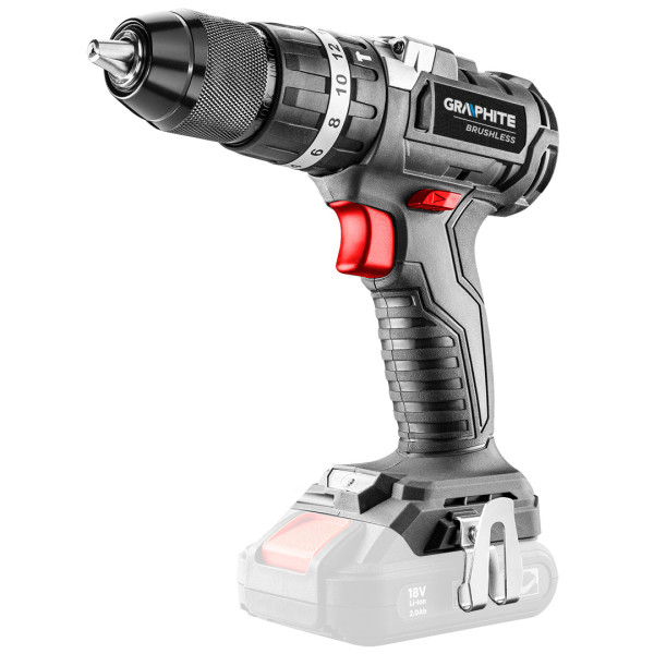 Wiertarko-wkrętarka bezszczotkowa z udarem GRAPHITE 58G020