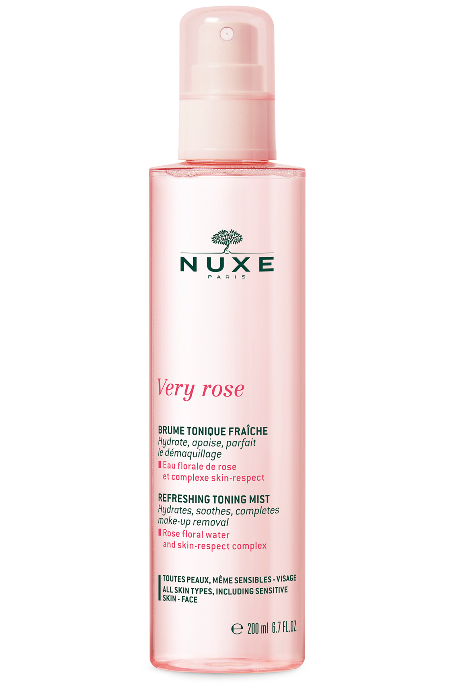 Spray tonic cu trandafir intens 200 ml - NUXE