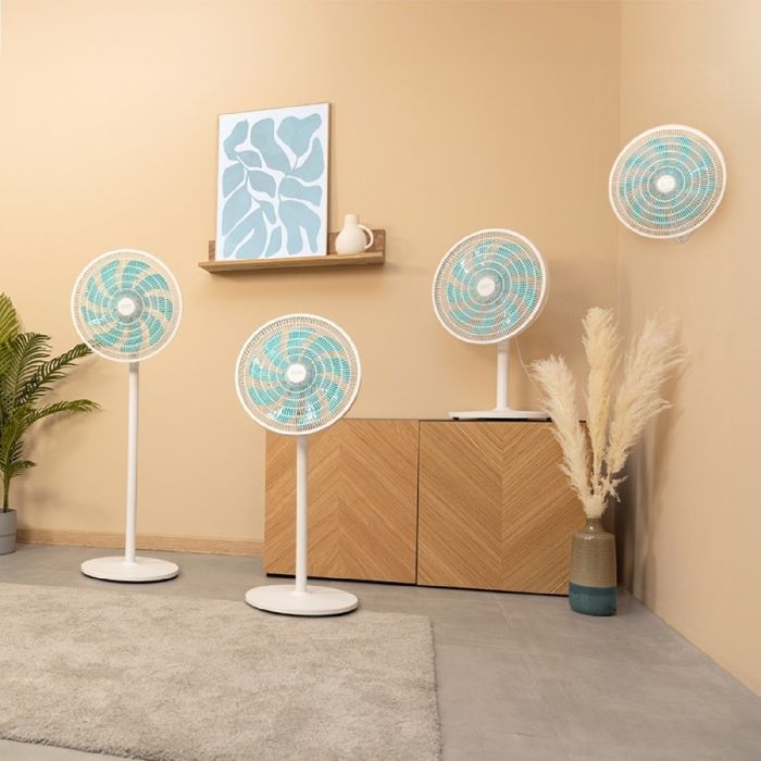 Ventilador de pedestal Cecotec EnergySilence 550 3 en 1, altura ajustable hasta 135 cm, diámetro 30 cm, 60 W