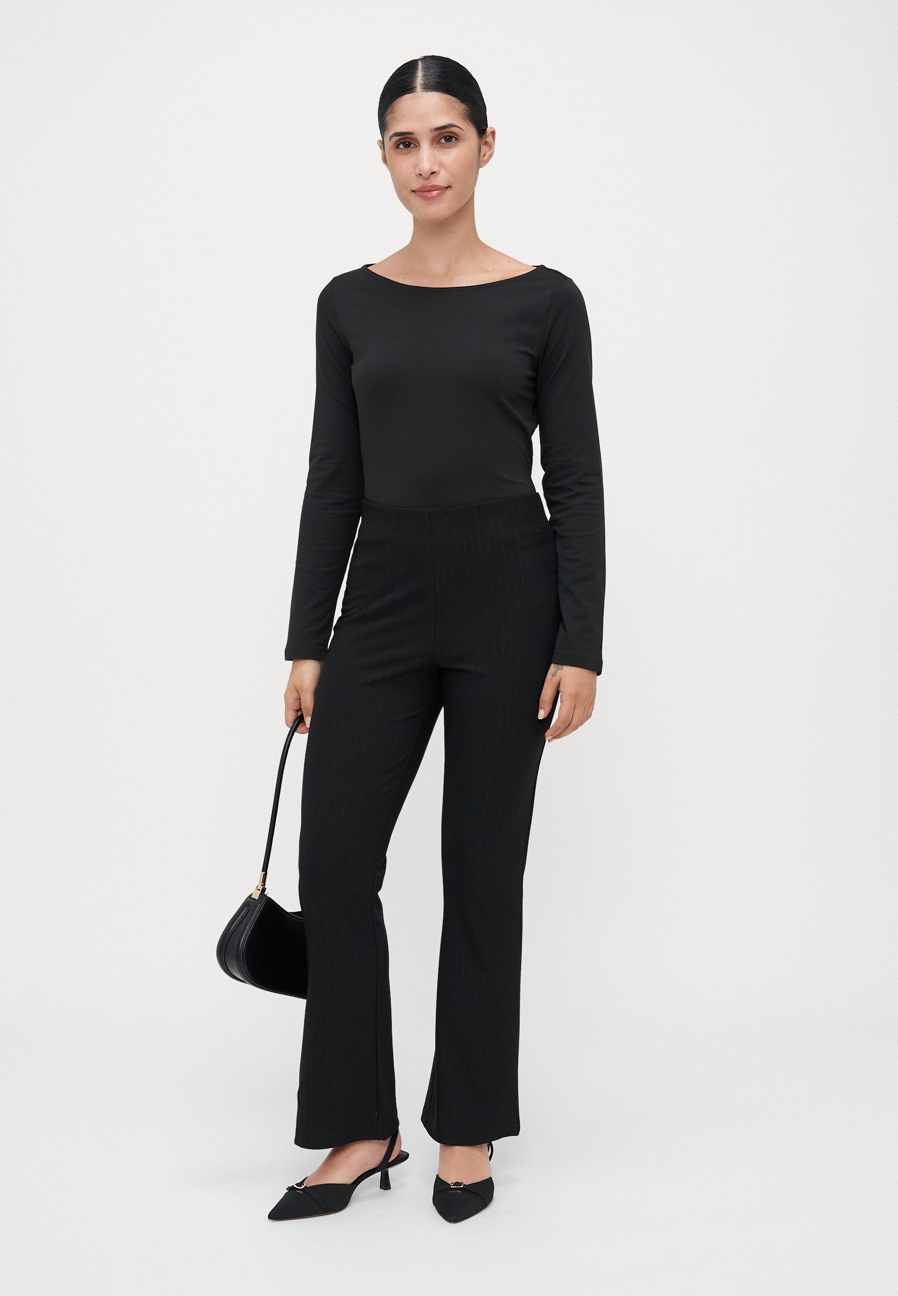 Anna Field Petite 2-pack - Top met lange mouwen - zwart/wit