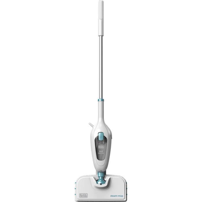 BLACK+DECKER - FSMH13E5-QS - 5-in-1 Steam Mop with Handheld Cleaner, 1300W - 350ml Tank - 4.8m Cable