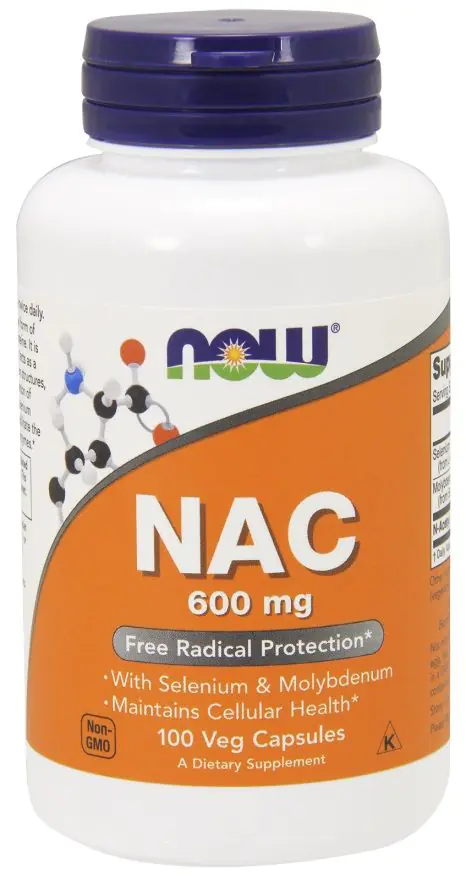 Now Foods NAC 600 mg, Kapsułki