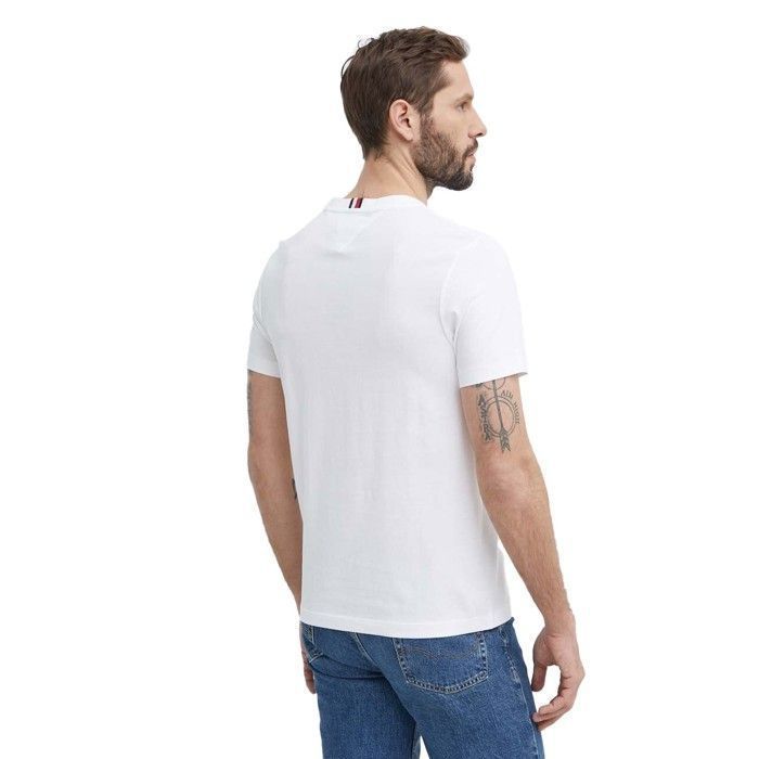 T-shirt Tommy Hilfiger Homme Blanc Graphic Regular Fit