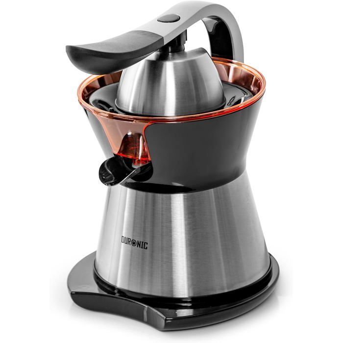 Duronic JE304 300W Citrus Juicer | 400ml Capacity | Adjustable Pulp Filter | Aluminum Handle | Ideal for Juices