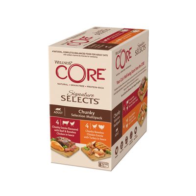 Wellness Core Signature Selects natvoer voor volwassen katten
