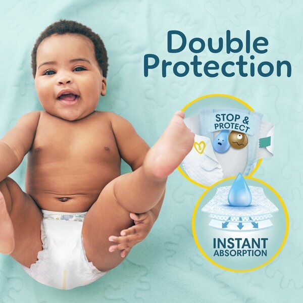 Plenice Pampers Premium Protection velikost 1 (2–5 kg), 39 kosov
