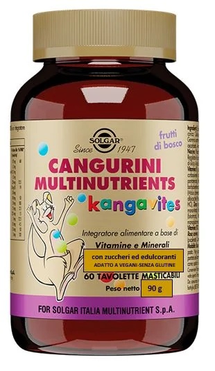 SOLGAR Cangurini Frut Bosc Nf 60 Multinutriente