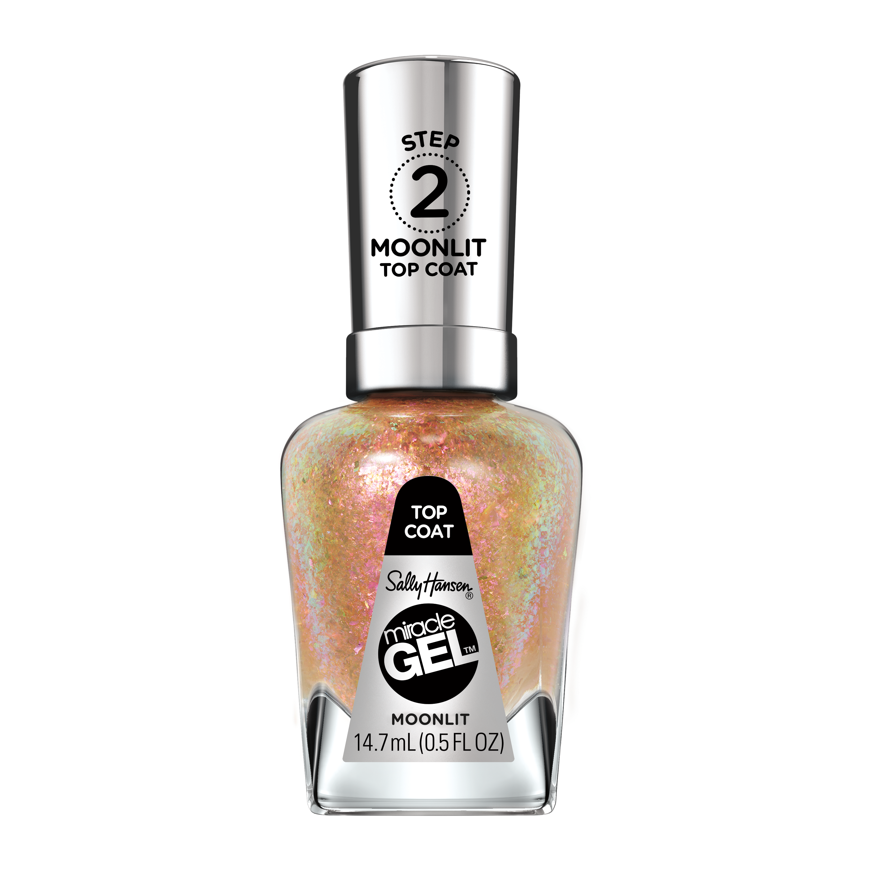Miracle Gel Esmalte de Uñas Top Coat Moonlit Top Coat y bazni premazi