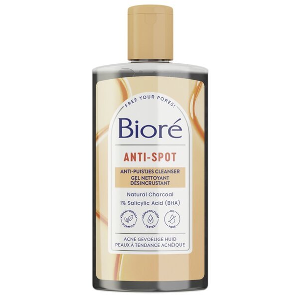 Bioré čistiaci prostriedok proti pupienkam s aktívnym uhlím<br>200ml - Nečistá pleť