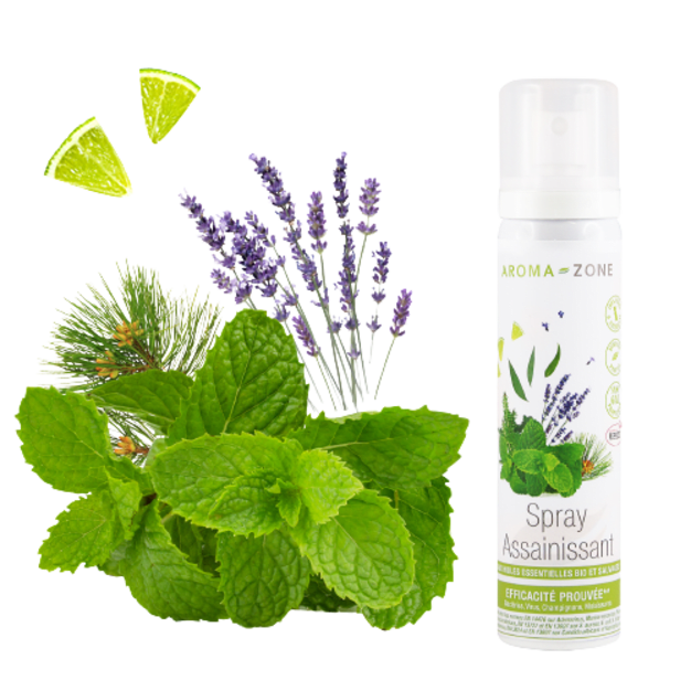 Spray assainissant purifiant aux huiles essentielles 75ml