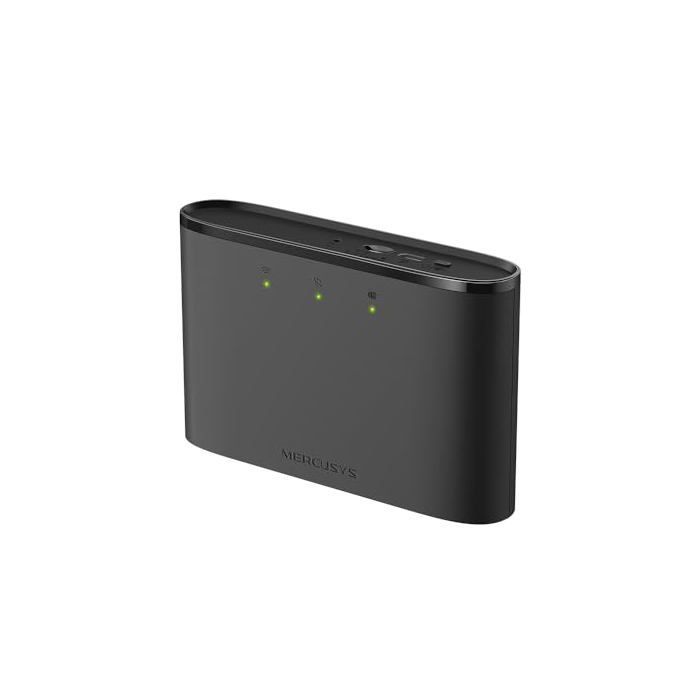Roteador Móvel 4G LTE - MERCUSYS - MT110 - 150 Mbps - 10 Conexões - Preto