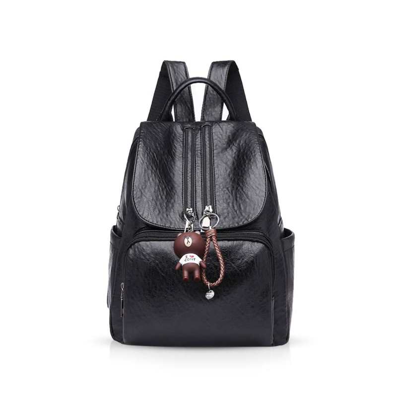 Zaino casual da donna, Zaino casual, Zaino alla moda per l'università, Zaino da donna in pelle sintetica
