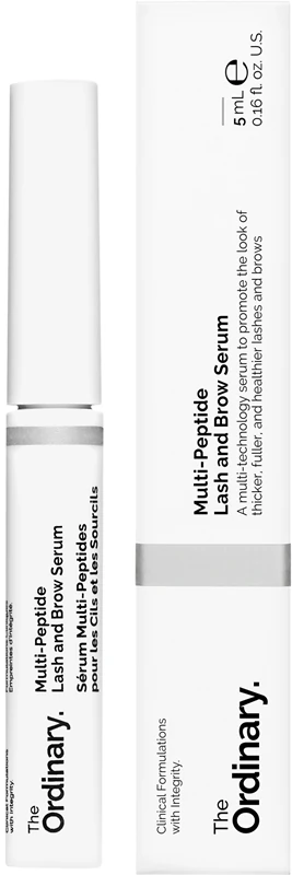 Sérum Multipeptídeos para Cílios e Sobrancelhas da The Ordinary é um sérum para cílios e sobrancelhas.