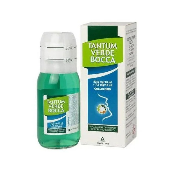 TANTUM Tantum Verde mondwater 120 ml Benzydaminehydrochloride