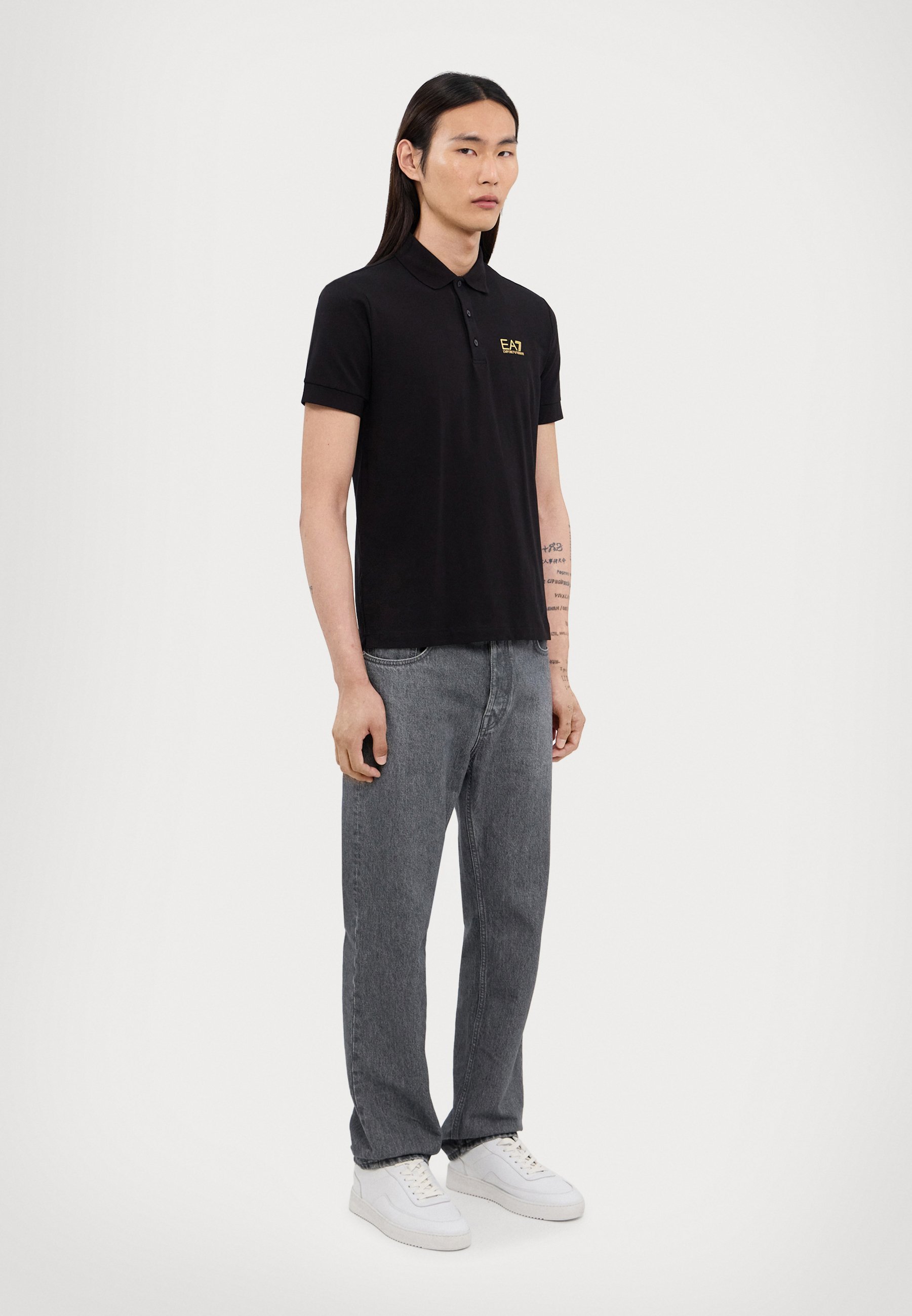 EA7 Emporio Armani TRAIN CORE - Polo - nera