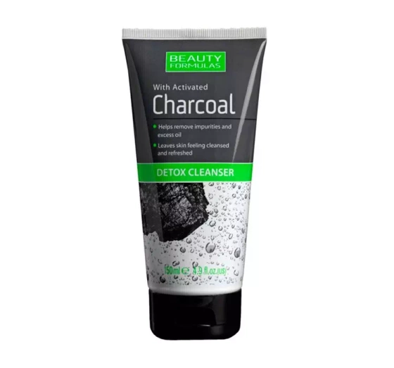 Beauty Formulas żel do mycia twarzy z węglem aktywnym 150 ml