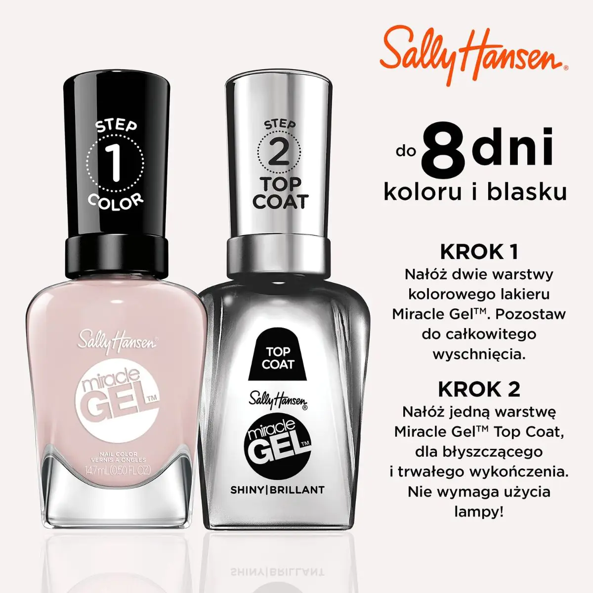 Sally Hansen Miracle Gel Lakier do paznokci, 232