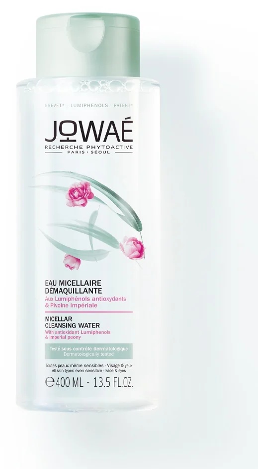JOWAE Mizellen-Reinigungswasser für Gesicht und Augen 400 ml Sanfte Reinigung