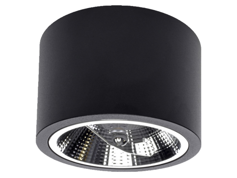 Lampa natynkowa Camino metalowa 12 cm czarna