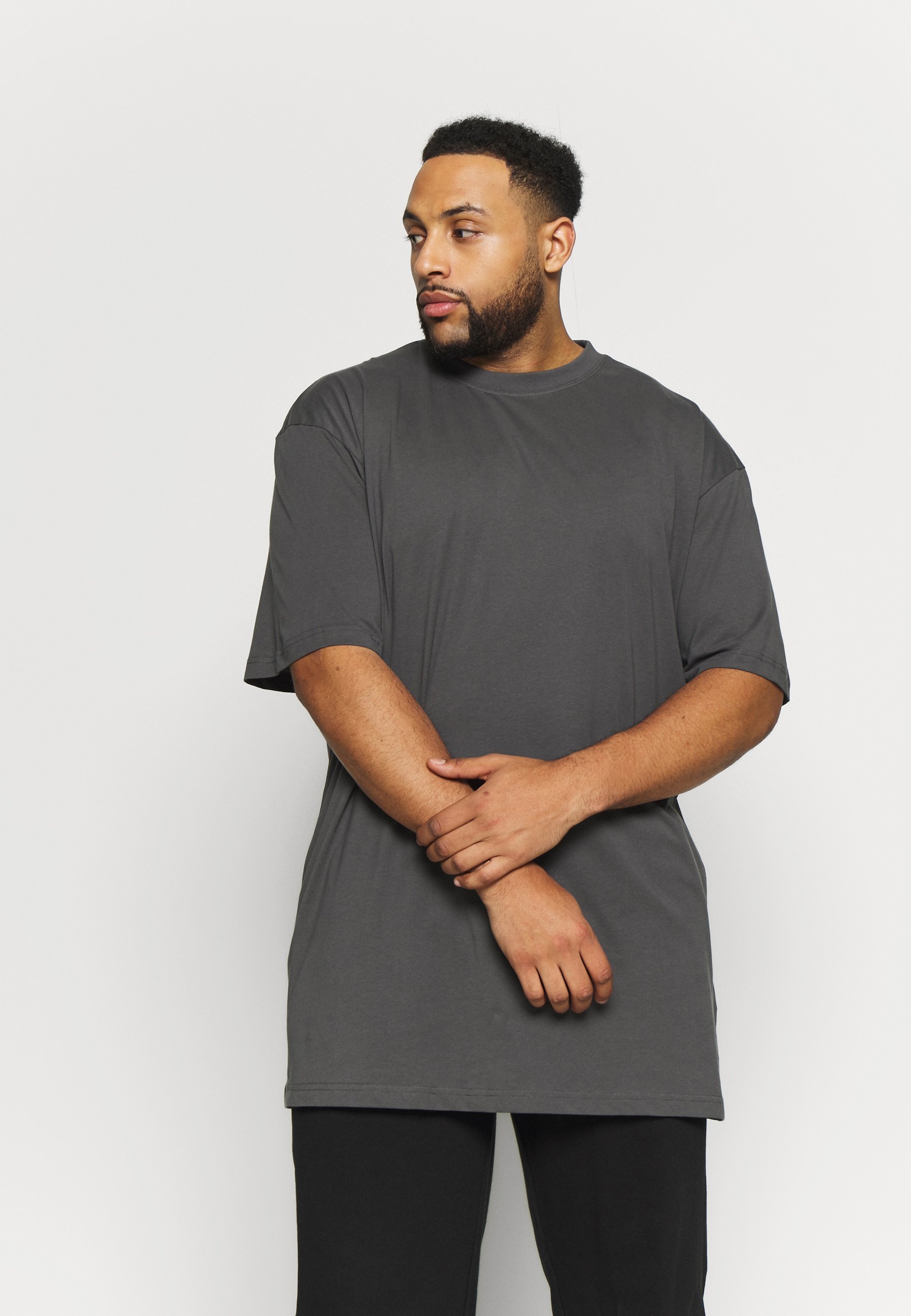Urban Classics TALL TEE - Basic T-Shirt - darkshadow