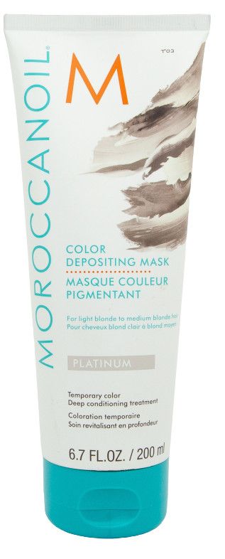 Platininės spalvos kaukė Plaukų kaukės